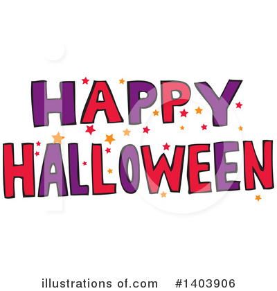 Halloween Clipart #1403906 by Cherie Reve