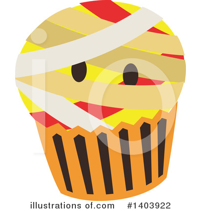 Cupcake Clipart #1403922 by Cherie Reve