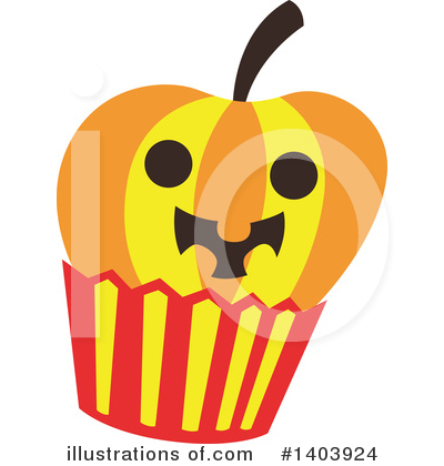Cupcake Clipart #1403924 by Cherie Reve