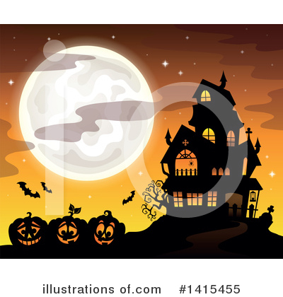 Royalty-Free (RF) Halloween Clipart Illustration by visekart - Stock Sample #1415455