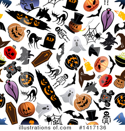 Royalty-Free (RF) Halloween Clipart Illustration by Vector Tradition SM - Stock Sample #1417136