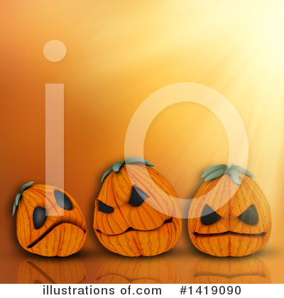 Royalty-Free (RF) Halloween Clipart Illustration by KJ Pargeter - Stock Sample #1419090