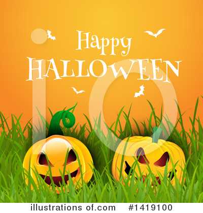 Royalty-Free (RF) Halloween Clipart Illustration by KJ Pargeter - Stock Sample #1419100