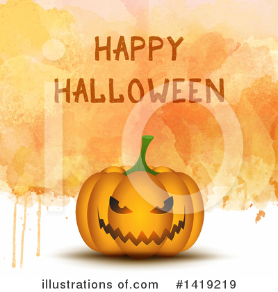 Royalty-Free (RF) Halloween Clipart Illustration by KJ Pargeter - Stock Sample #1419219