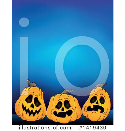 Royalty-Free (RF) Halloween Clipart Illustration by visekart - Stock Sample #1419430