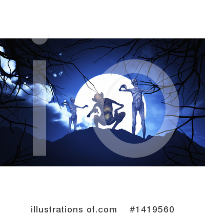 Royalty-Free (RF) Halloween Clipart Illustration by KJ Pargeter - Stock Sample #1419560