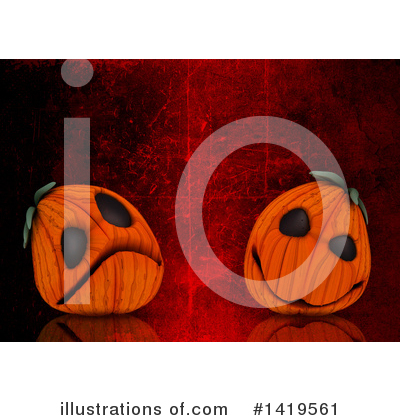 Royalty-Free (RF) Halloween Clipart Illustration by KJ Pargeter - Stock Sample #1419561