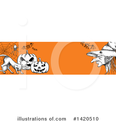 Royalty-Free (RF) Halloween Clipart Illustration by Vector Tradition SM - Stock Sample #1420510