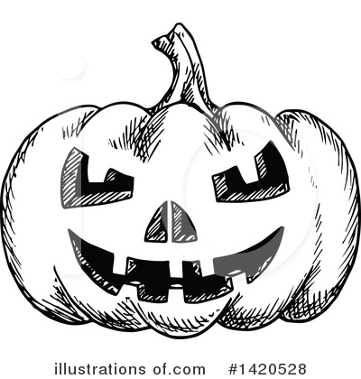 Royalty-Free (RF) Halloween Clipart Illustration by Vector Tradition SM - Stock Sample #1420528