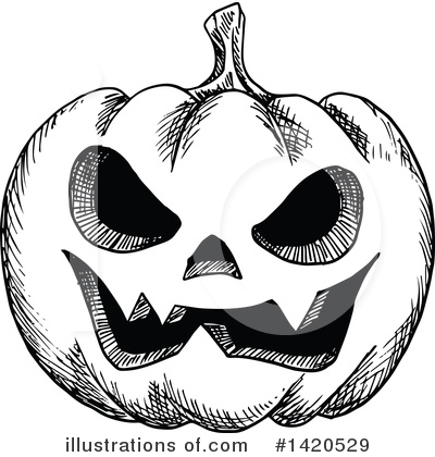 Royalty-Free (RF) Halloween Clipart Illustration by Vector Tradition SM - Stock Sample #1420529