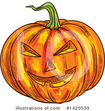 Royalty-Free (RF) Halloween Clipart Illustration by Vector Tradition SM - Stock Sample #1420539