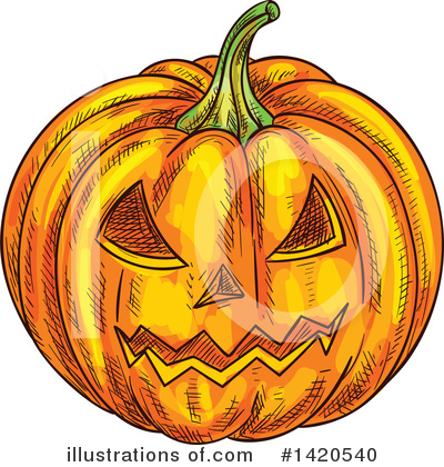 Royalty-Free (RF) Halloween Clipart Illustration by Vector Tradition SM - Stock Sample #1420540