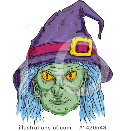 Royalty-Free (RF) Halloween Clipart Illustration by Vector Tradition SM - Stock Sample #1420543