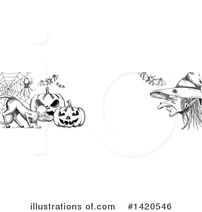 Royalty-Free (RF) Halloween Clipart Illustration by Vector Tradition SM - Stock Sample #1420546