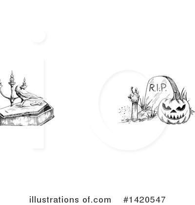 Royalty-Free (RF) Halloween Clipart Illustration by Vector Tradition SM - Stock Sample #1420547
