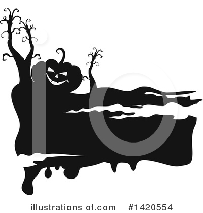 Royalty-Free (RF) Halloween Clipart Illustration by Vector Tradition SM - Stock Sample #1420554