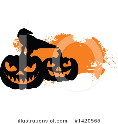 Royalty-Free (RF) Halloween Clipart Illustration by Vector Tradition SM - Stock Sample #1420565