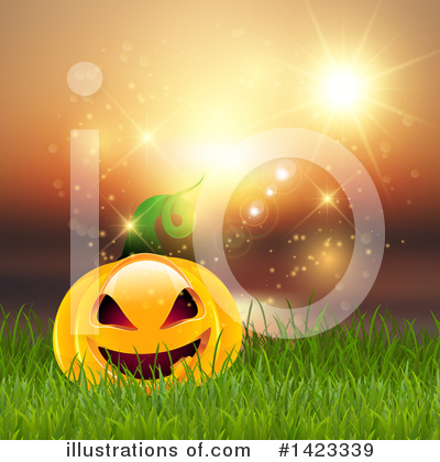 Royalty-Free (RF) Halloween Clipart Illustration by KJ Pargeter - Stock Sample #1423339