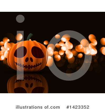 Royalty-Free (RF) Halloween Clipart Illustration by KJ Pargeter - Stock Sample #1423352