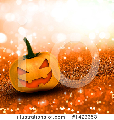 Royalty-Free (RF) Halloween Clipart Illustration by KJ Pargeter - Stock Sample #1423353
