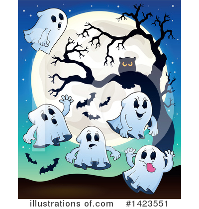 Royalty-Free (RF) Halloween Clipart Illustration by visekart - Stock Sample #1423551