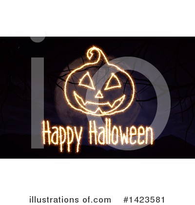 Royalty-Free (RF) Halloween Clipart Illustration by KJ Pargeter - Stock Sample #1423581
