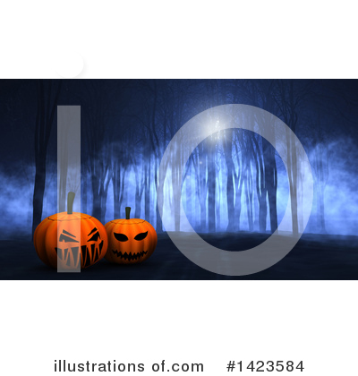 Royalty-Free (RF) Halloween Clipart Illustration by KJ Pargeter - Stock Sample #1423584