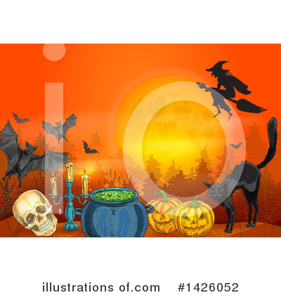 Royalty-Free (RF) Halloween Clipart Illustration by Vector Tradition SM - Stock Sample #1426052
