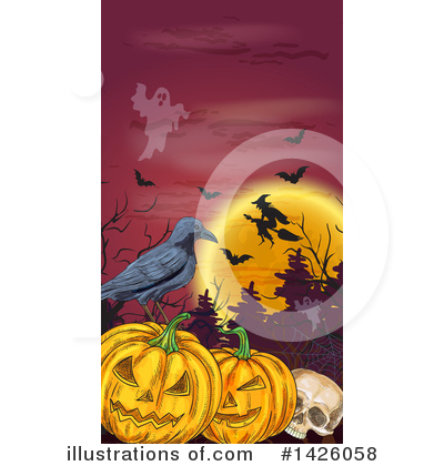 Royalty-Free (RF) Halloween Clipart Illustration by Vector Tradition SM - Stock Sample #1426058