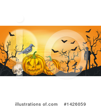 Royalty-Free (RF) Halloween Clipart Illustration by Vector Tradition SM - Stock Sample #1426059