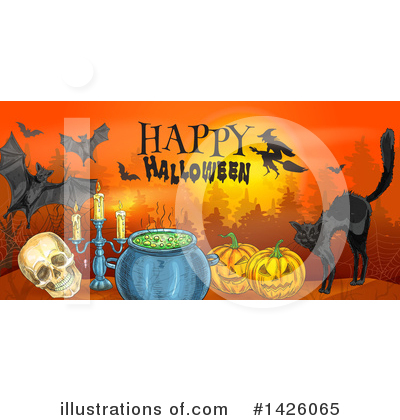 Royalty-Free (RF) Halloween Clipart Illustration by Vector Tradition SM - Stock Sample #1426065