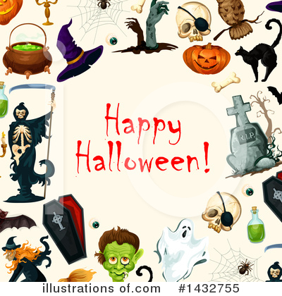 Royalty-Free (RF) Halloween Clipart Illustration by Vector Tradition SM - Stock Sample #1432755