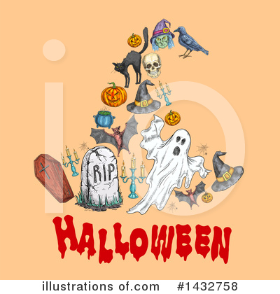 Royalty-Free (RF) Halloween Clipart Illustration by Vector Tradition SM - Stock Sample #1432758