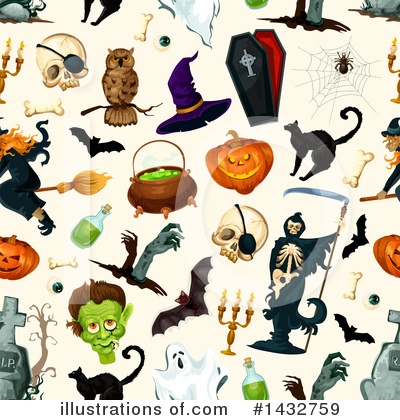 Royalty-Free (RF) Halloween Clipart Illustration by Vector Tradition SM - Stock Sample #1432759
