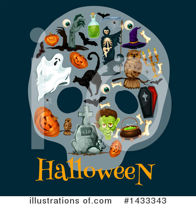 Royalty-Free (RF) Halloween Clipart Illustration by Vector Tradition SM - Stock Sample #1433343