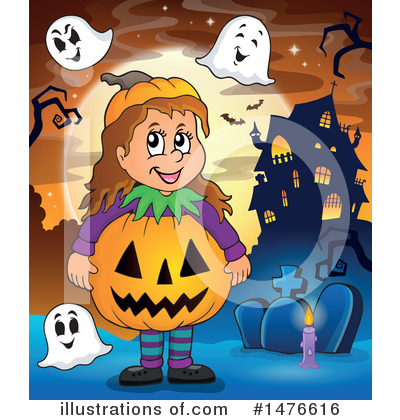 Royalty-Free (RF) Halloween Clipart Illustration by visekart - Stock Sample #1476616