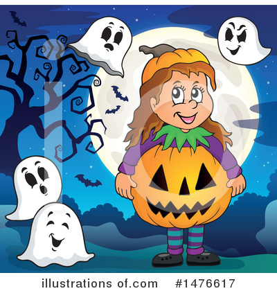 Royalty-Free (RF) Halloween Clipart Illustration by visekart - Stock Sample #1476617