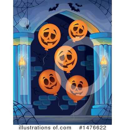 Royalty-Free (RF) Halloween Clipart Illustration by visekart - Stock Sample #1476622