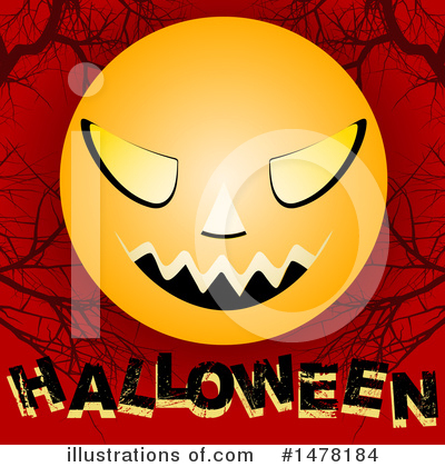 Royalty-Free (RF) Halloween Clipart Illustration by elaineitalia - Stock Sample #1478184