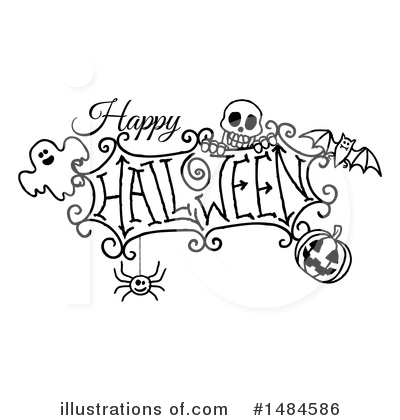 Royalty-Free (RF) Halloween Clipart Illustration by AtStockIllustration - Stock Sample #1484586