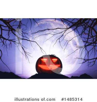 Royalty-Free (RF) Halloween Clipart Illustration by KJ Pargeter - Stock Sample #1485314