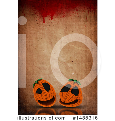Royalty-Free (RF) Halloween Clipart Illustration by KJ Pargeter - Stock Sample #1485316