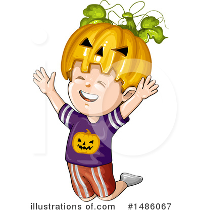 Royalty-Free (RF) Halloween Clipart Illustration by merlinul - Stock Sample #1486067