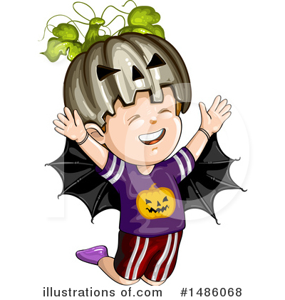 Royalty-Free (RF) Halloween Clipart Illustration by merlinul - Stock Sample #1486068