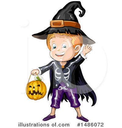 Royalty-Free (RF) Halloween Clipart Illustration by merlinul - Stock Sample #1486072