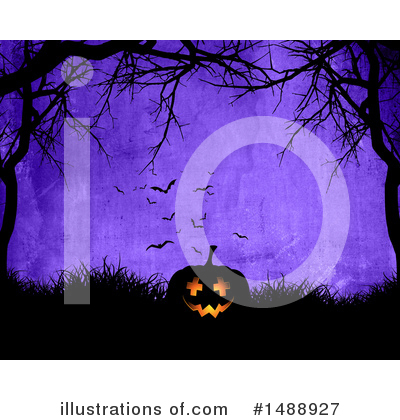 Royalty-Free (RF) Halloween Clipart Illustration by KJ Pargeter - Stock Sample #1488927