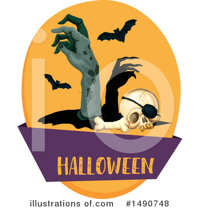 Royalty-Free (RF) Halloween Clipart Illustration by Vector Tradition SM - Stock Sample #1490748