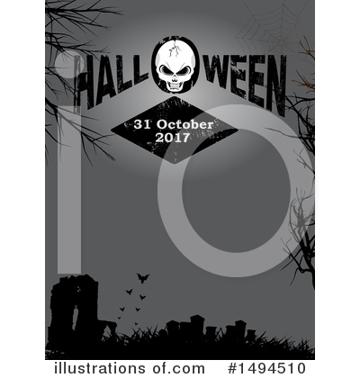 Royalty-Free (RF) Halloween Clipart Illustration by elaineitalia - Stock Sample #1494510