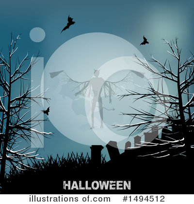 Royalty-Free (RF) Halloween Clipart Illustration by elaineitalia - Stock Sample #1494512