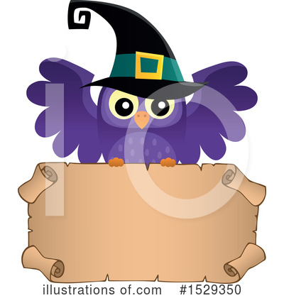 Witch Owl Clipart #1529350 by visekart